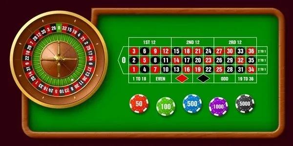 Retro casino interface accent
